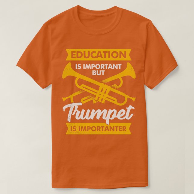 Funny Trumpet Player Trumpeter Gift T Shirt (Design framsida)