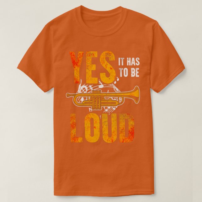 Funny Trumpet T Shirt (Design framsida)