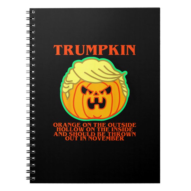 Funny Trumpkin Anteckningsbok (Framsidan)
