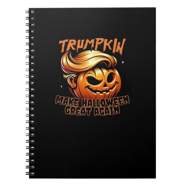 Funny Trumpkin Classic Anteckningsbok (Framsidan)