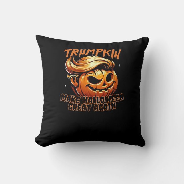 Funny Trumpkin Classic Kudde (Framsida)