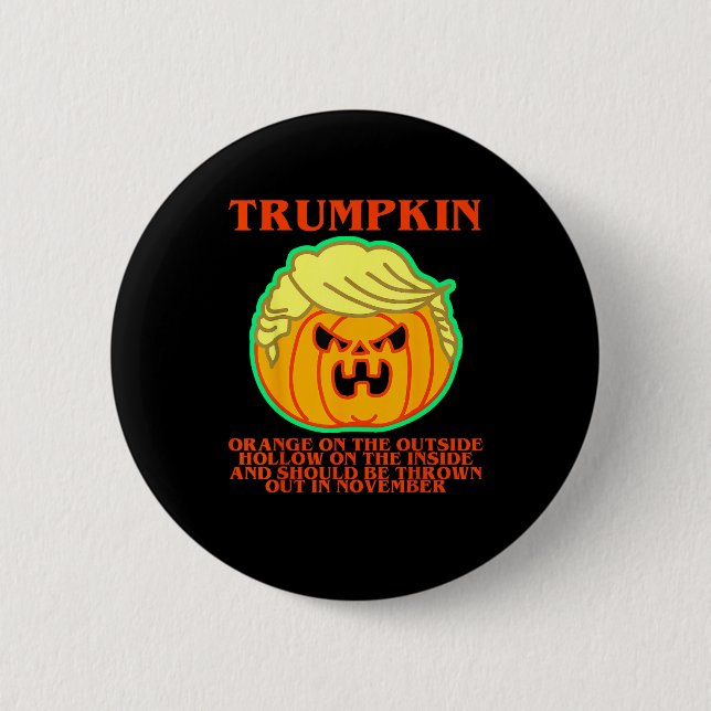 Funny Trumpkin Knapp (Framsida)