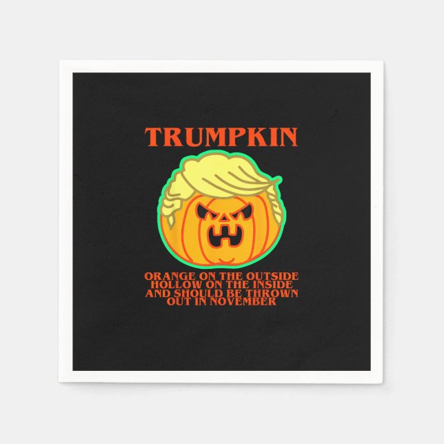 Funny Trumpkin Pappersservett (Framsidan)