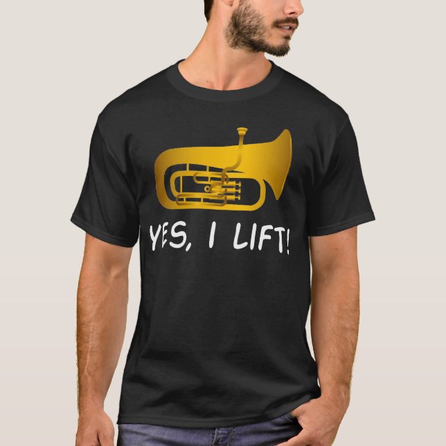 Funny Tuba Shirt - Tuba Gifts - Ja I Hiss T (Framsida)