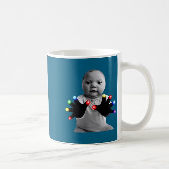 Funny Tuff Baby Ai Gloving Meme  Kaffemugg (Höger)