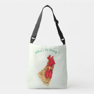 Funny Tupp Crossbody Bag - Anpassningsbar Text Axelväska