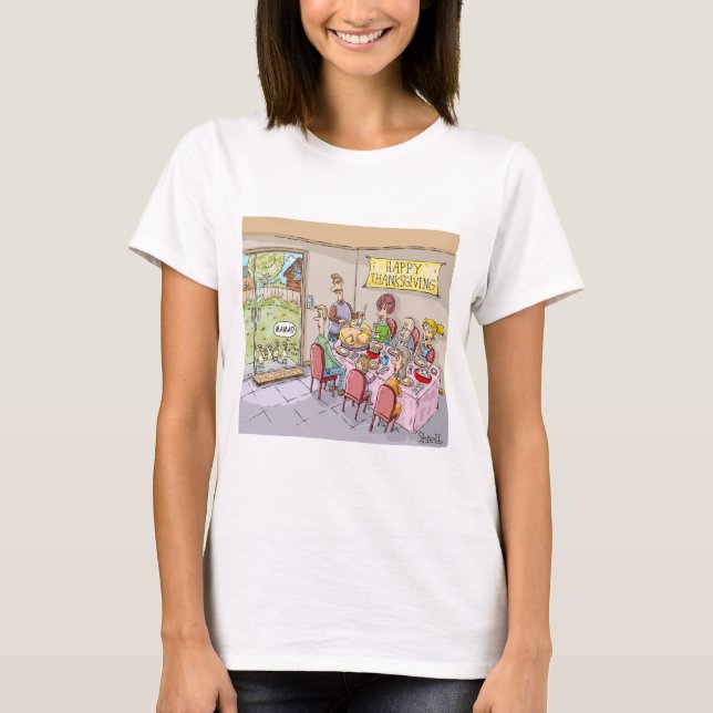 FUNNY TURKEY KIDS THANKSGIVING GIFT T-SHIRT (Framsida)