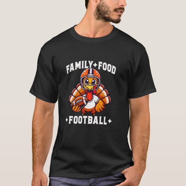Funny Turkey T Shirt (Framsida)
