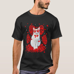 Funny turkisk Van Cat Valentine Tass Heart Cat Kär T Shirt