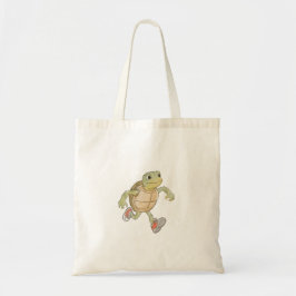 Funny Turtle Cartoon Tote Bag Tygkasse