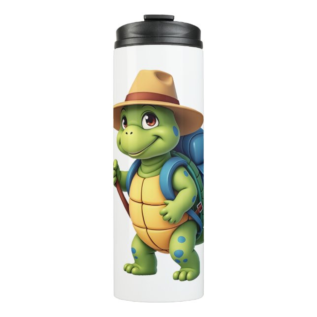 Funny Turtle Hiking Graphic Camping Lover Adventur (Framsida)