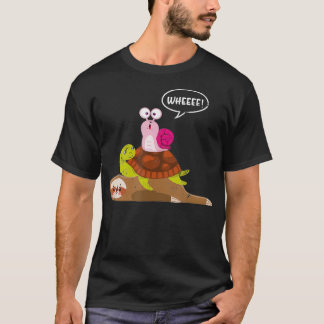Funny Turtle Snigel Zoo Animal Gift Lazy Sloth T Shirt