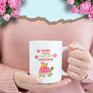 Funny Turtley Fantastisk Mors dag Kaffemugg