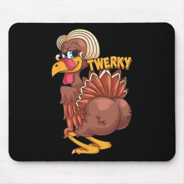 Funny Twerky Dance Cute Kärlek Twerk Dancing Thank Musmatta (Framsidan)
