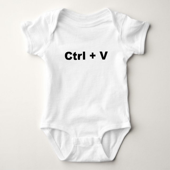 Funny TWILLINGAR Design - Ctrl + V (Klistra in) (2 Tröja (Framsida)
