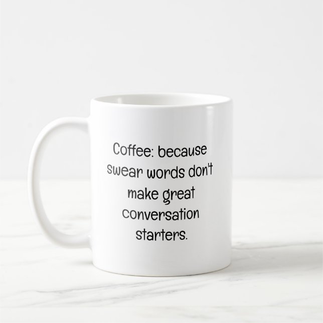 Funny Typography Quote Co-Worker Coffee Mugg (Vänster)