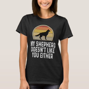 Funny tysk Shepherd Öron Up System Armed Hund Own T Shirt