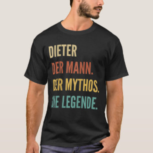 Funny tyska första Namn-design - Dieter T Shirt