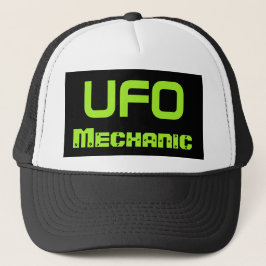 Funny UFO Alien Manar Mechanic Hat Gift Keps