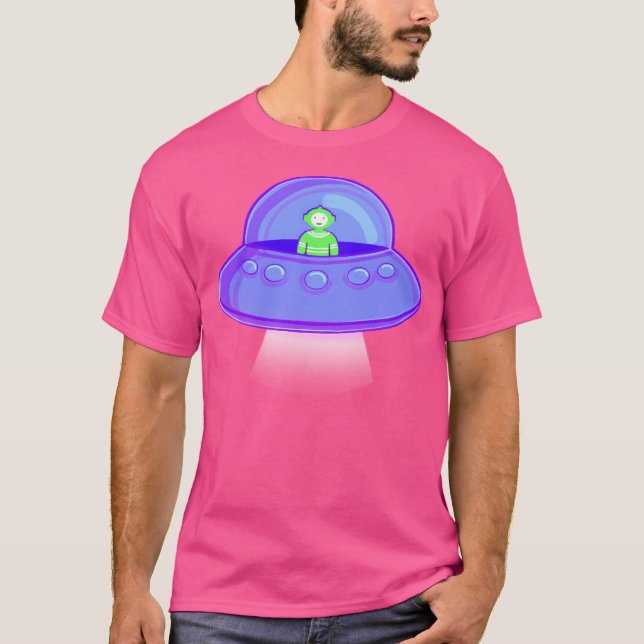 Funny Ufo Shirt Alien T Shirt Alien Abduction Uf (Framsida)