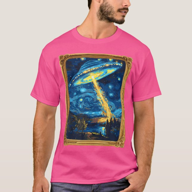 Funny Ufo T Shirt (Framsida)