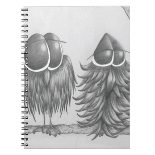 Funny Uggla Anteckningsbok