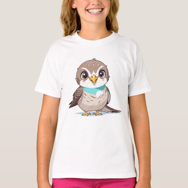 Funny Uggla Birds T Shirt (Framsida)