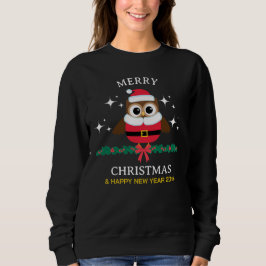 Funny Uggla Santa God jul & Gott nytt år T Shirt