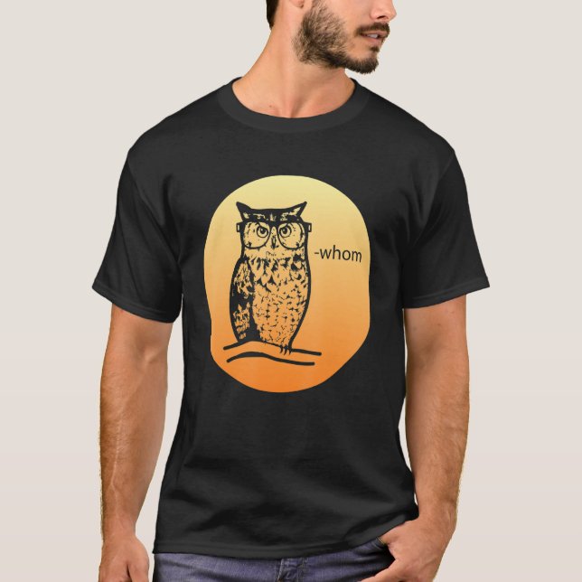 Funny Uggla Shirt Gift for Bookworms T (Framsida)