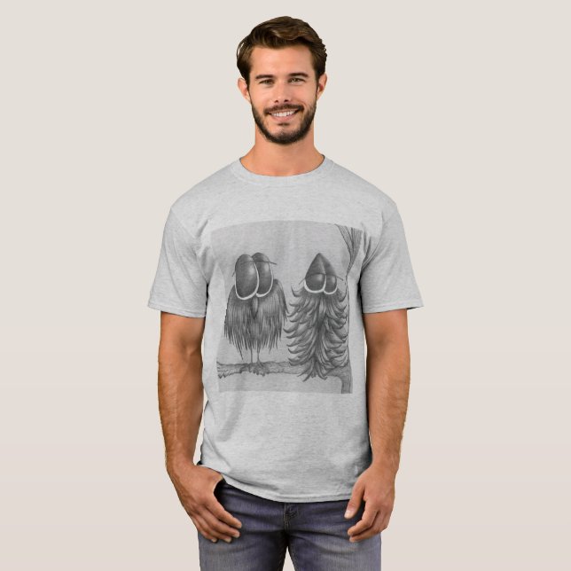 Funny Uggla T Shirt (Hel framsida)