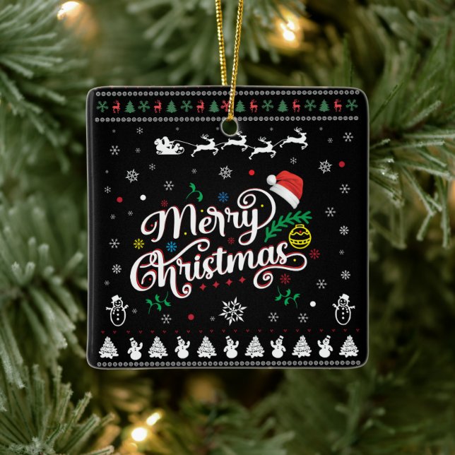 Funny Ugly God jul Julgransprydnad Keramik (Träd)