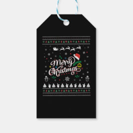 Funny Ugly God jul Presentetikett