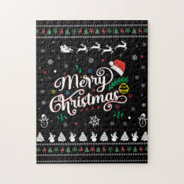 Funny Ugly God jul Pussel