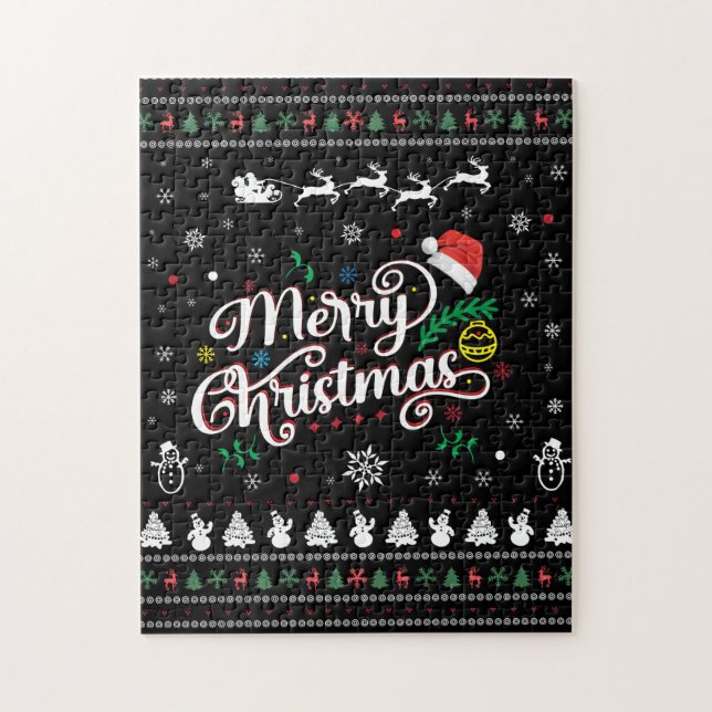 Funny Ugly God jul Pussel (Vertikal)