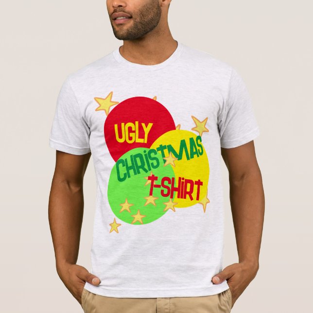 Funny Ugly jul T-Shirt (Framsida)