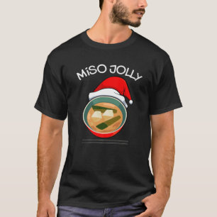 Funny Ugly Julafton jul Foodie Miso Jolly Japane T Shirt