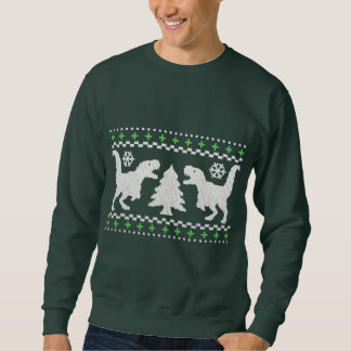 Funny Ugly T-Rex Helgdag Sweater Lång Ärmad Tröja
