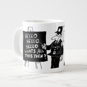 Funny UK Police Training School Jumbo Mugg