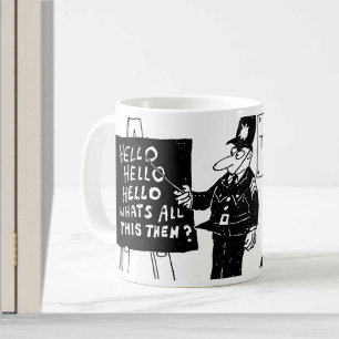 Funny UK Police Training School Kaffemugg