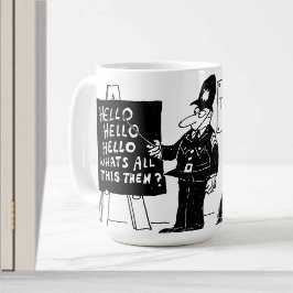 Funny UK Police Training School Kaffemugg