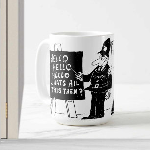 Funny UK Police Training School Kaffemugg