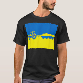 Funny Ukraine Farmer Tractor Stealing A Russian Ta T Shirt