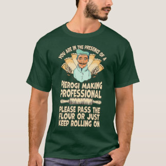 Funny ukrainsk polsk Slavic Pierogi Skapar T Shirt