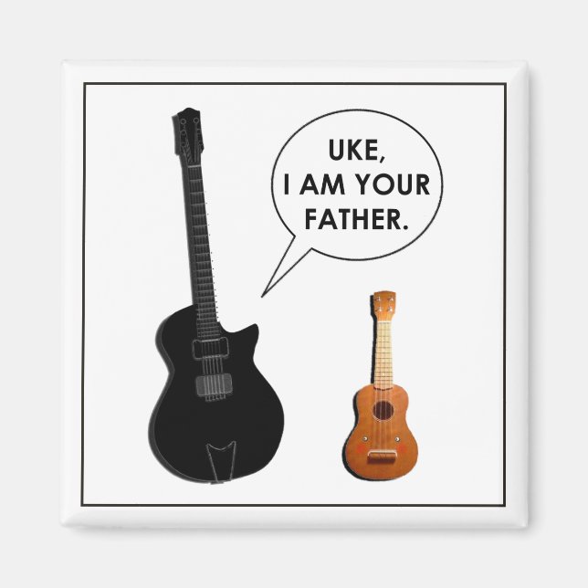 Funny Ukulele Magnet (Framsidan)