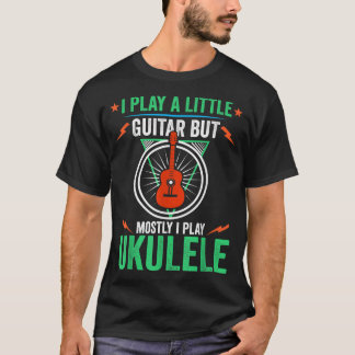 Funny Ukulele Retro Little Guitar Guitarist Guitar T Shirt