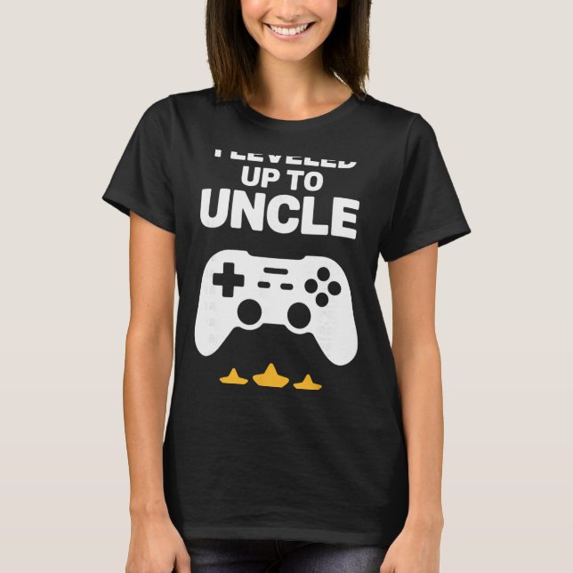Funny Uncle Art For Uncle Men From New Promoted To T Shirt (Framsida)