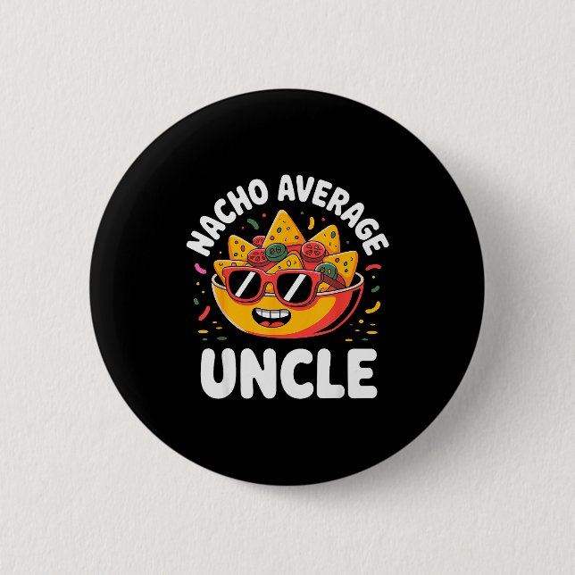 Funny Uncle Design For Uncle Men First Time Uncle  Knapp (Framsida)