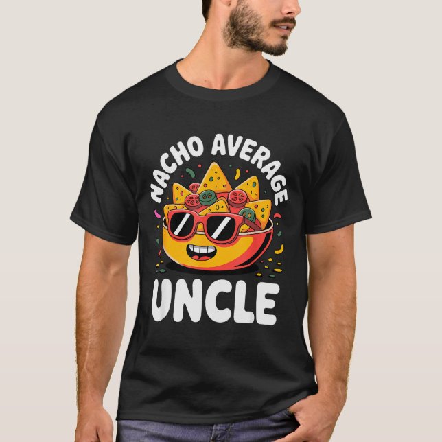 Funny Uncle Design For Uncle Men First Time Uncle  T Shirt (Framsida)