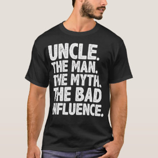 Funny Uncle Design For Uncle Men First Time Uncle  T Shirt