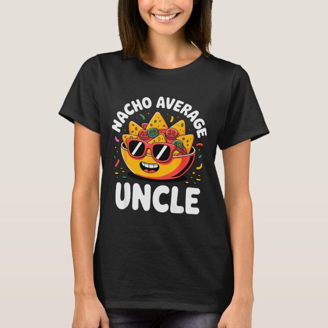 Funny Uncle Design For Uncle Men First Time Uncle  T Shirt (Framsida)
